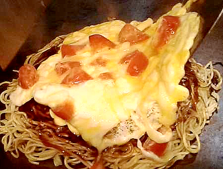ふんわりチーズで仕上げます