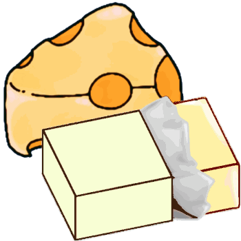 キノコバターにチーズが入ったお好み焼き