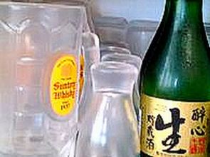 広島のお酒、酔心です。冷やしてご提供